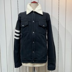 【未使用品】HYDROGEN　フロントボタンスウェットシャツ　ブラック　付け襟　210-10540002【F00063】