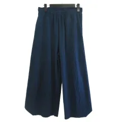 極美品✨ISSEY MIYAKE me プリーツ　ロングパンツ　ワイド　パープル me ISSEY MIYAKE(ミーイッセイミヤケ) SHRINK STRIPE PANTS