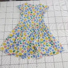 ◇ ⊂ プチバトー カラフル柄 半袖 ミニ丈 ワンピース サイズ12ans/152cm マルチカラー レディース E  【1508250003615】