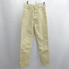 ◇ Θ BLACK BY MOUSSY ブラックバイマウジー デニム サイズ25 ライムグリーン レディース E  【1502030037692】