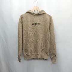◇ ⊇ KANGOL カンゴール 長袖 パーカー サイズL モカ系 レディース E  【1503050023283】