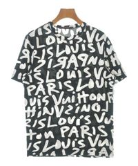 ルイヴィトン 宇宙柄 ビッグロゴ 切り替え Tシャツ メンズ Mサイズ 