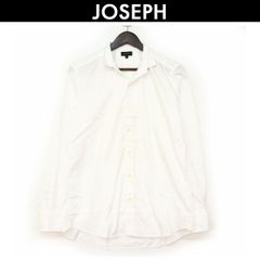 JOSEPH (ジョゼフ)  ウイングカラーシャツ ブラウス メンズ ホワイト 長袖 サイズ 46 コンディションB