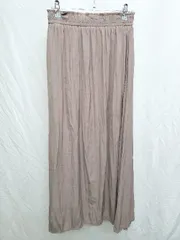 ◇ ⊂ SENSE OF PLACE by URBAN RESEARCH シンプル ロング プリーツ スカート サイズF ブラウン系 レディース P  【1409090002182】