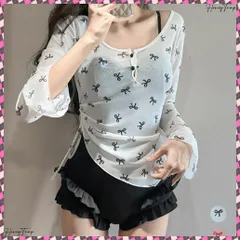 送料無料 カバーアップトップス付き ワンピース水着 2点セット水着 体型カバー リボン柄 シースルー トップス 海 リゾート 水着 露出控えめ サイドドローストリング水着 室内プール水着大人 着やせ水着水陸両用 韓国風水着おしゃれ