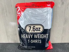 新品 BODY WILD ボディワイルド 7.6oz ヘビーウェイトTシャツ 2枚組 グレー サイズM 身長165-175 綿100％/53950