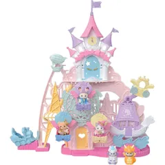 エポック社 シルバニアファミリー ゆうえんち お城のゆめいろゆうえんち -ハピネスドリーム- コ-81 STマーク認証 3歳以上 おもちゃ ドールハウス