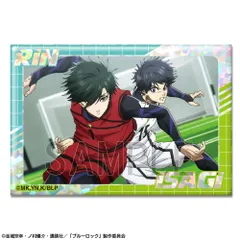 【新品・公式】劇場版 ブルーロック -EPISODE 凪- ホログラム缶バッジ デザイン36(潔 世一&糸師 凛) 公式グッズ colleize