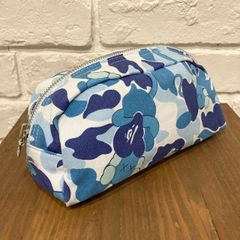 ★激レア★ KAWS × BAPE bendy ABC camo blue ポーチ a bathing ape カウズ エイプ ベイプ アベイシングエイプ NIGO ABCカモ 迷彩