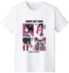 [중고] 의류 야자와 니코 SUNNY DAY SONG T 셔츠 화이트 맨즈 XXXL 사이즈 [러브라이브!]