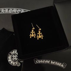 クロムハーツ Chrome Hearts イアリング 耳くぎ ピアス 十字