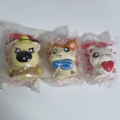 2001 とっとこハム太郎 貯金箱 結腸 リボン フィギュア グッズ レトロ ヴィンテージ 前者 3 ベルセット