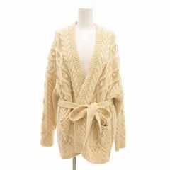 フリークスストア FREAKS STORE 近年 ケーブルニット カーディガン ベルト付き F アイボリー /TZ 1024