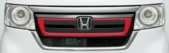 HONDA ホンダ 純正 NBOX N-BOX エヌボックス フロントグリル N-BOX用 ミラノレッド 2017.8～仕様変更 08F21-TTA-010 | フロント グリル 取り付け DIY おすすめ エアロパーツ 車 外装 車用品 カー用品 部品 パー