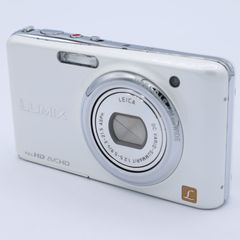 パナソニック デジタルカメラ LUMIX FX77 リリーホワイト DMC-FX77-W　#250401_FH1LB006471