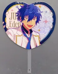 【中古】うちわ・扇子 漣ジュン ホログラム応援うちわ -the midnight sun- 「あんさんぶるスターズ!! CAST LIVE Starry Symphony -the midnight sun-」