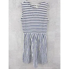 ◇ BEAUTY&YOUTH UNITED ARROWS ボーダー ノースリーブ ミニ ワンピース ホワイト ネイビ－ *  【1002797394859】