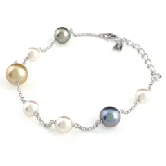 【限定価格】新品ミキモト真珠 シルバーチェーンブレスレット ブレスレット PD-278U ジュエリー | MIKIMOTO - ミキモト
