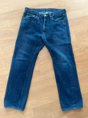 b1279✨美品✨【DENIME】66　黄色耳　ワンウォッシュ　W30　濃紺 b1279✨美品✨【DENIME】66 黄色耳 ワンウォッシュ W30 濃紺