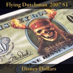 ディズニーダラー 2007年 1ドル パイレーツ・オブ・カリビアン / フライング・ダッチマン号 シリーズE-F