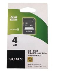SONY　SDHC　メモリーカード　4GB