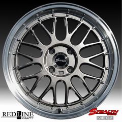 【アウトレット処分品】ステルスレーシングK35　カスタム軽四用幅広6.0J　HK165/40R17タイヤ付