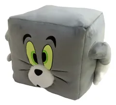 【中古】ぬいぐるみ トム 大きいぬいぐるみ 「Happyくじ トムとジェリー TOM and JERRY FUNNY ART! 4」 ラスト賞