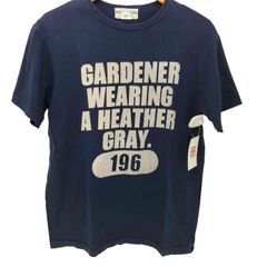 ササフラス SASSAFRAS 5段 フロントプリントtシャツ メンズ import：M 