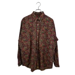 J.CREW◆長袖シャツ  ジェイクルー  ペイズリー マルチカラー  ボタンダウン メンズ サイズ L 6