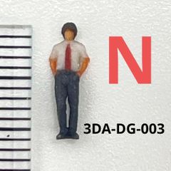 Nゲージ　1/150 3DA-DG-003 男子学生　フィギュア　1/64より小