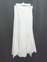 ◇ ◎ ●未使用● PAGEBOY ページボーイ スリット ロング丈 フレア スカート サイズF オフホワイト系 レディース P  【1405090018949】のサムネイル
