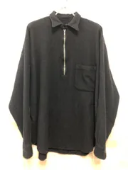 COMOLI コモリ コットンシルク ハーフジップ 襟付き カットソー COMOLI - COMOLI コモリ コットンシルク ハーフジップ 襟付き