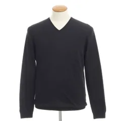 【新品】タリアトーレ TAGLIATORE ハイゲージコットン Vネックニット ブラック【サイズ50】【メンズ】のサムネイル