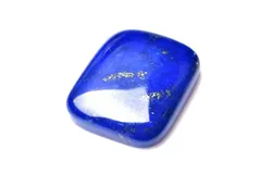 【１点物】5A級☆天然無着色 ラピスラズリ　18x15mm　レクタングル ルース パワーストーン 天然石 _PC4698