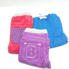 ◇ ◎●未使用● ⊇ 《 BABYDOLL まとめ売り3点セット キッズ パンツ Tシャツ レディース メンズ 》 E  【1410100024681】