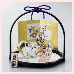 No502五月人形「NOBUNAGA」鯉のぼり・フレーム飾りセット ハンドメイド 
