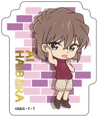 【中古】食玩 ステッカー・シール 灰原哀 A 「名探偵コナン ダイカットクリアステッカーガム」