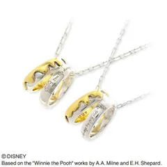 THE KISS シルバーペアネックレス DI-SN704-50-DI-SN704-40