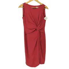 【新品タグ付】PAULE KA ポールカ ノースリーブウールワンピース レッド 新品タグ付】PAULE KA ポールカ ノースリーブウールワンピース