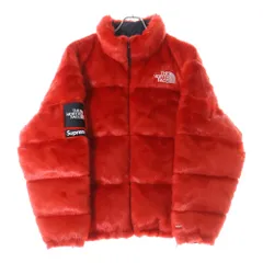 SUPREME (シュプリーム) 20AW ×THE NORTH FACE Faux Fur Nuptse Jacket ND92001I ノースフェイス ファー ヌプシ ダウンジャケット レッド