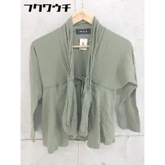 ◇ ZUCCa ズッカ フレア 長袖 カーディガン サイズM カーキ レディース 【中古】 【1104120000700】