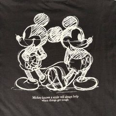 GUxUNDERCOVER ミッキーマウス プリントTシャツ サイズⅬ 07061608 01