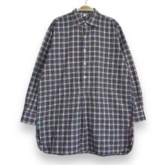 【フォロワー様クーポン配布中！】60s 60年代 コットン チェック 総柄 ハーフボタン グランパシャツ プルオーバーシャツ vintage ヴィンテージ ユーロビンテージ メンズ ヨーロッパ古着【S142】