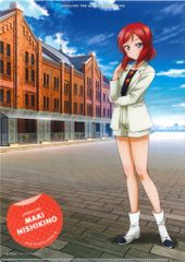 극장판 러브라이브! The School Idol Movie 예매 특전 클리어 파일 클리어 파일 제1탄[니시키노 마키] 제1탄