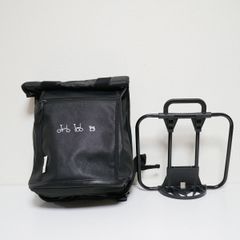 BROMPTON用　フロントバッグ　巻き巻きリュック　撥水加工　キャリアフレーム BBL1 BROMPTON用 フロントバッグ バックパック 巻き巻きリュック L