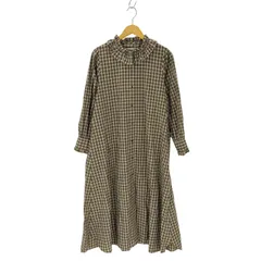 ユーズドフルギ USED古着 {{Natural by Clip}} ポプリンフリルカラーワンピース レディース FREE 