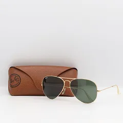 良品 レイバン RB3026 グリーン×ゴールド ケース付き サングラス OGH 2000000