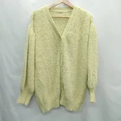 ◇ one after another NICE CLAUP 長袖 カーディガン サイズ表記なし グリーン系 レディース E  【1407020069472】