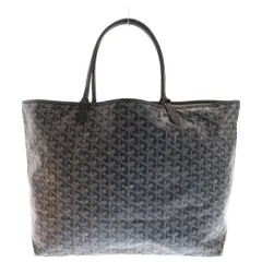 GOYARD (ゴヤール) サンルイGM トートバック ハンドバッグ グレー PVC×レザーのサムネイル