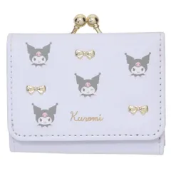 クロミ ミニウォレット コンパクト財布 サンリオ マリモクラフト 三つ折り財布 がま口 キャラクター グッズ 